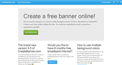 Desktop Screenshot of createbanner.com